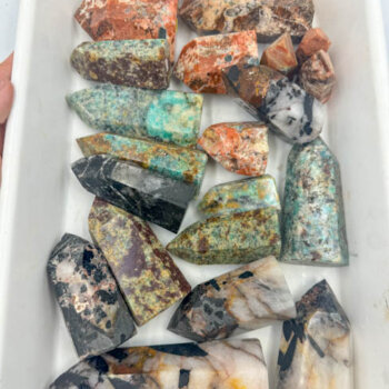 Apatite & Jasper, Amazonite and Black Tourmaline - Bulk Sale Lot