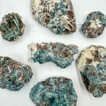 Blue Tourmaline & Lepidolite Clusters