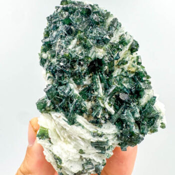 Green Turmaline w/ Albite (305 grams piece)