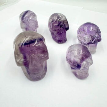Phantom Amethyst Skulls (5 pieces lot)
