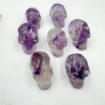 Phantom Amethyst Skulls -Small (7 pieces lot)