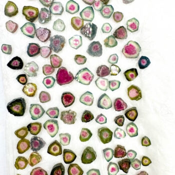 Watermelon Tourmaline (152 pieces lot)