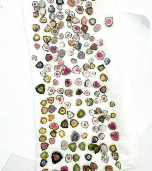 Watermelon Tourmaline (152 pieces lot)