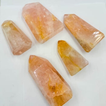 Rose “Golden Healer” Quartz Polished Points