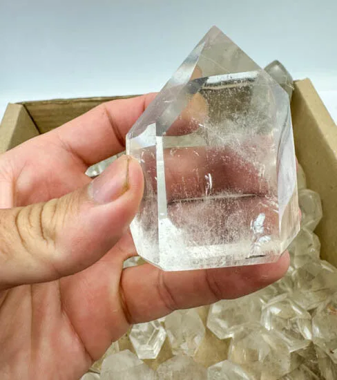 Clear Quartz Towers (9.2 KG Bulk Sale Lot)