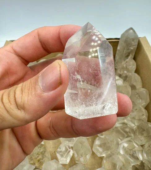 Clear Quartz Towers (9.2 KG Bulk Sale Lot)