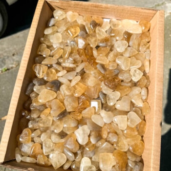 Natural Citrine Hearts (300pcs Bulk Sale Lot)
