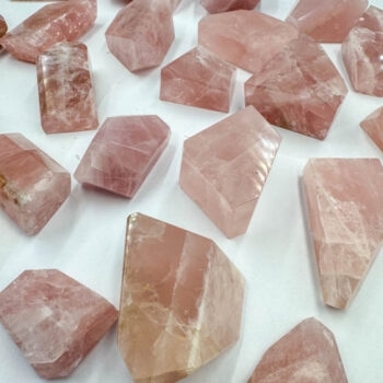 Rose Quartz Free Forms (21 Pieces Bulk Sale Lot)