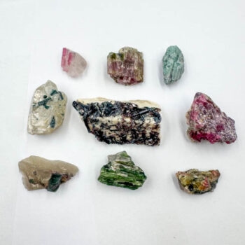 Rough Tourmaline Specimens (9pcs lot)