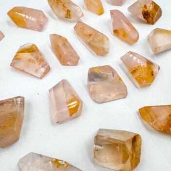 Rose Quartz “Golden Healer” Free-Forms - Medium