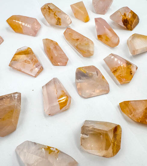 Rose Quartz “Golden Healer” Free-Forms - Medium