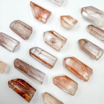 Strawberry Lemurians Semi Polished Points - Mini