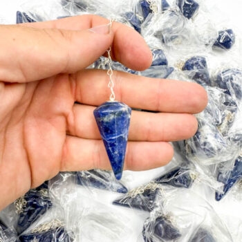 Sodalite Pendulums (50 Pieces Bulk Sale Lot)