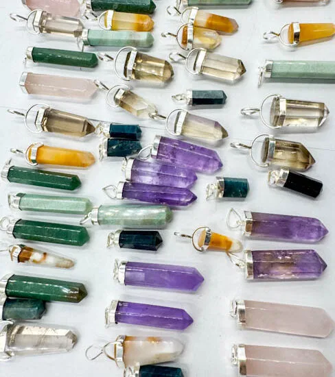 Sterling Silver Pendants (50 Pieces Bulk Sale Lot)