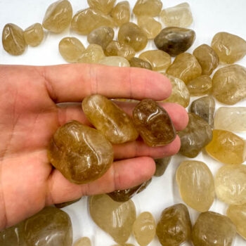 Natural Citrine Tumbled - Medium