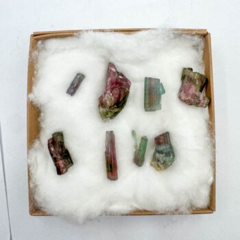 Multicolored Tourmaline Speciemens (8pcs Lot )