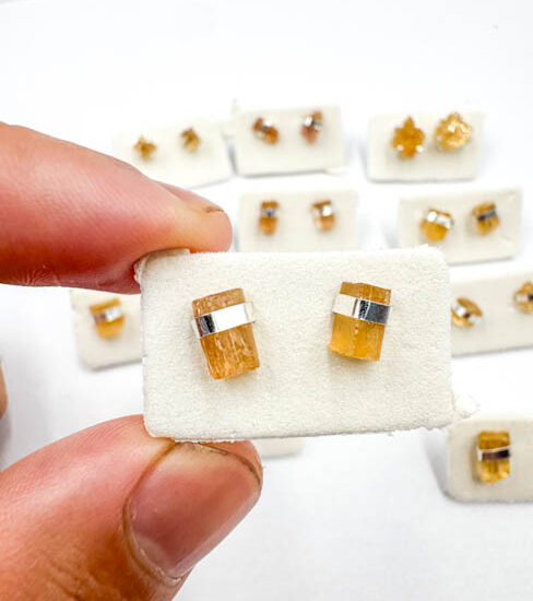 Imperial Topaz Earrings (Sterling Silver)