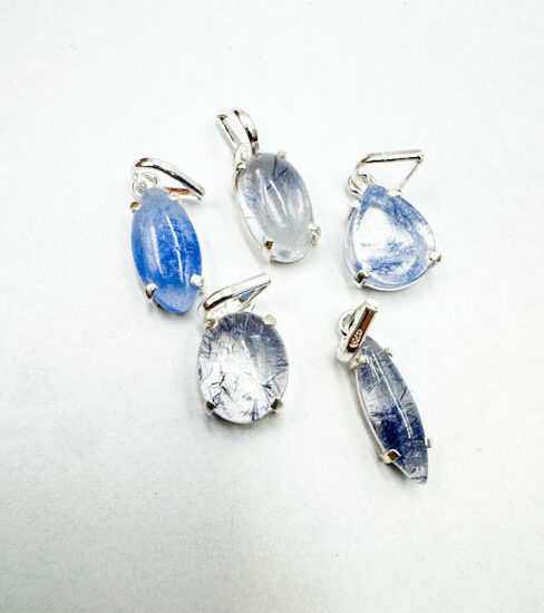 Dumortierite Pendant (Sterling Silver)