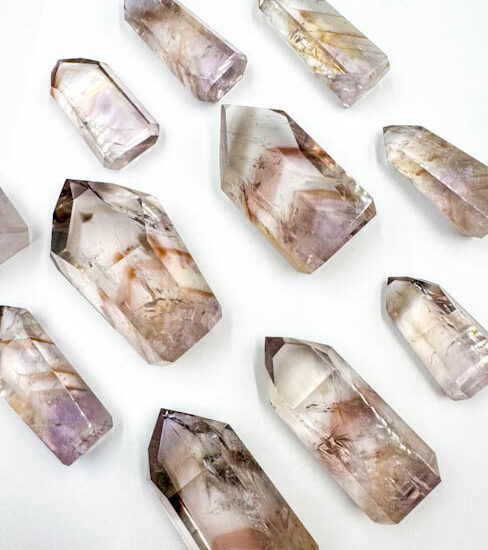 Lavender Ametrine Polished Towers (UV Reactive)