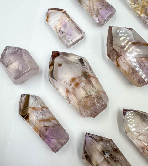 Lavender Ametrine Polished Towers (UV Reactive)