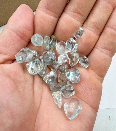 Blue Topaz Tumbled - High Grade Mini (50g Bag)