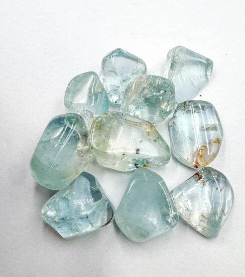 Blue Topaz Tumbled - High Grade (100g Bag)