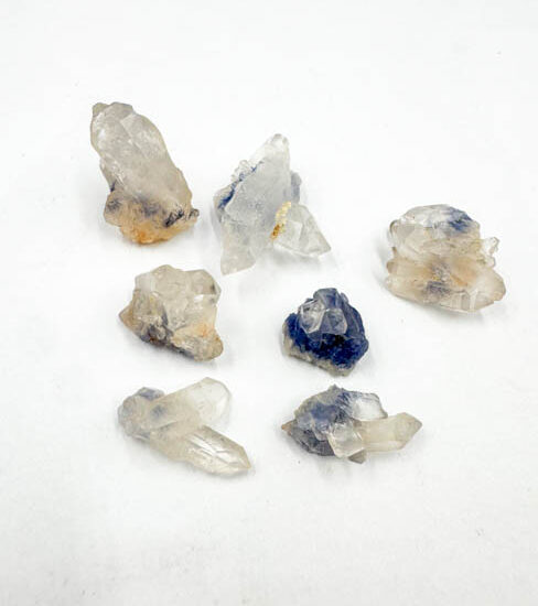 Dumortierite in Quartz Rough Point ( gr piece)