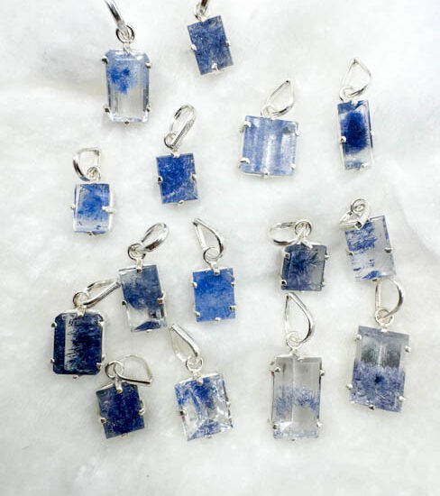 Dumortierite Pendant (Sterling Silver)