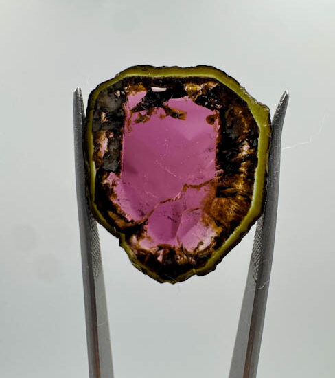 Watermelon Tourmaline Slices (5 pieces lot)