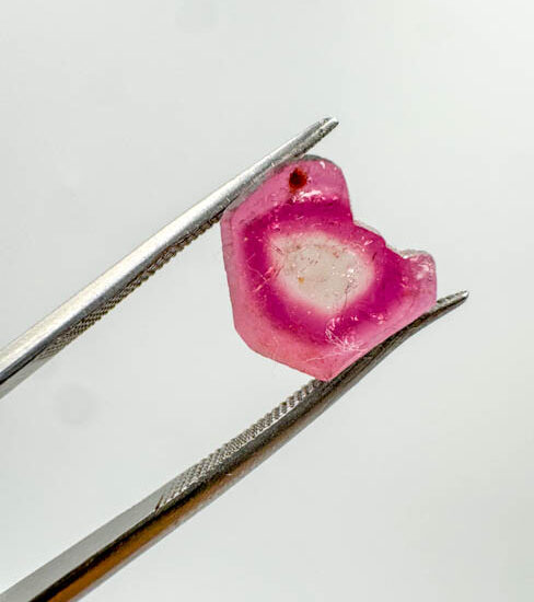 Watermelon Tourmaline Slices (11 pieces lot)