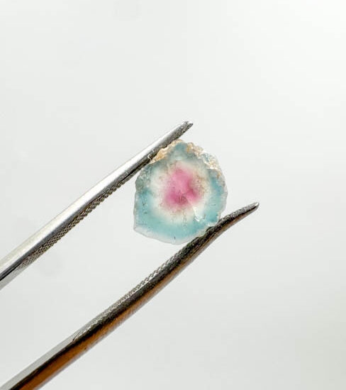 Watermelon Tourmaline Slices (11 pieces lot)