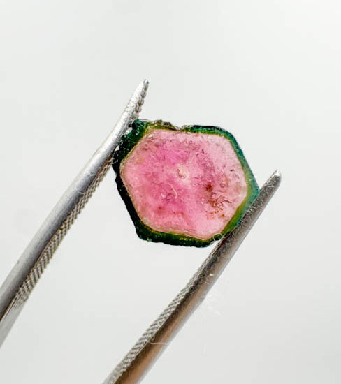 Watermelon Tourmaline Slices (8 pieces lot)
