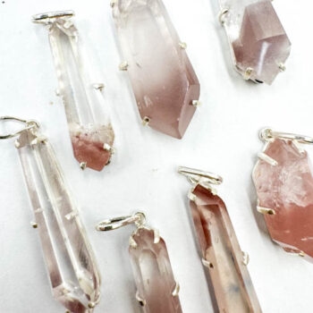 Lithium Quartz "DT" Pendant (Sterling Silver)