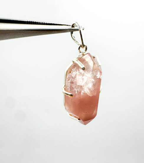 Lithium Quartz "DT" Pendant (Sterling Silver)