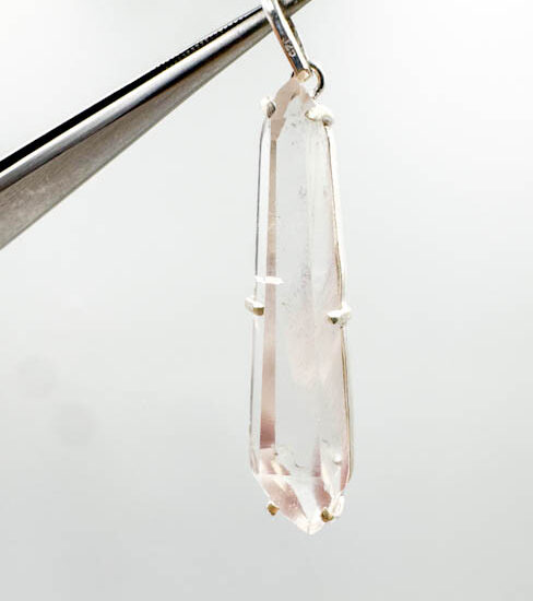 Lithium Quartz "DT" Pendant (Sterling Silver)