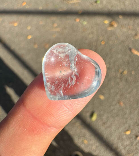 Blue Topaz Hearts - Mini