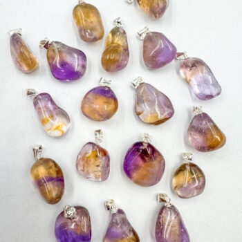 Ametrine Tumbled Pendants (Sterling Silver)