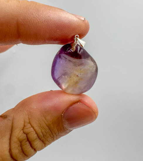 Ametrine Tumbled Pendants (Sterling Silver)