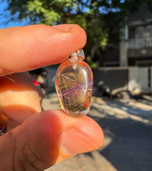 Ametrine Tumbled Pendants (Sterling Silver)