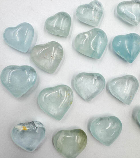 Blue Topaz Hearts - Mini