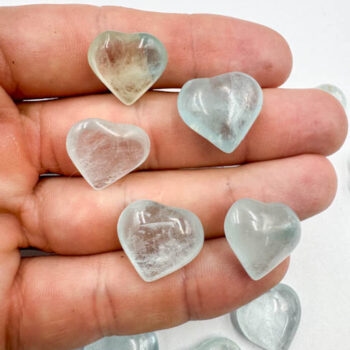 Blue Topaz Hearts - Mini