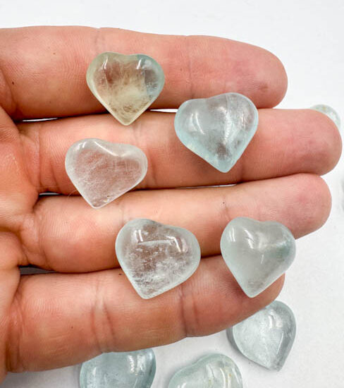 Blue Topaz Hearts - Mini