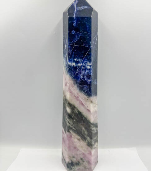 UV Reactive Pink Sodalite Tower (2.52kg piece)