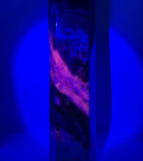 UV Reactive Pink Sodalite Tower (2.52kg piece)