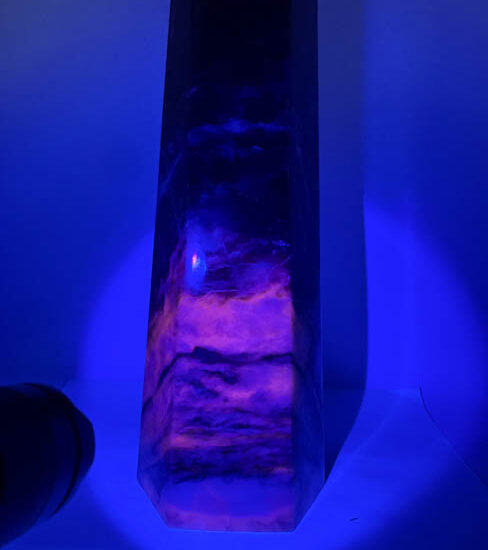 UV Reactive Pink Sodalite Tower (3.91kg)