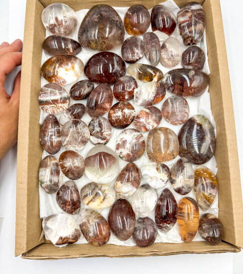 Inclusion Quartz Lens (45 Pieces lot)