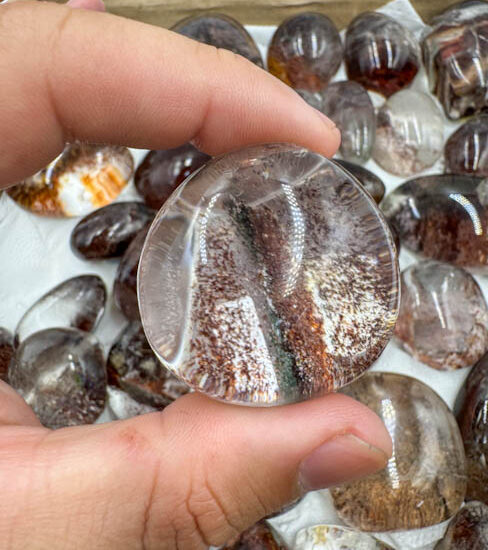 Inclusion Quartz Lens (45 Pieces lot)