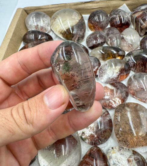 Inclusion Quartz Lens (45 Pieces lot)