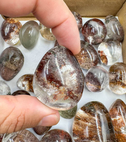Inclusion Quartz Lens (24 Pieces lot)