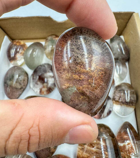Inclusion Quartz Lens (24 Pieces lot)